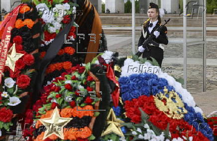 Preparations for upcoming Victory Day in Moscow