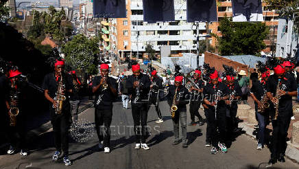 Performance at Annual 'Hey Hillbrow! Let's Dlala!' Parade in Johannesburg