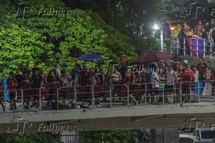 partida entre flamengo e Deportivo Tachira