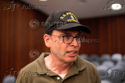 U.S. Congressman Mike Lawler (R-NY) attends a town hall meeting in Mahopac, New York
