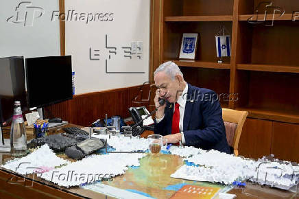 Benjamín Netanyahu en Jerusalén