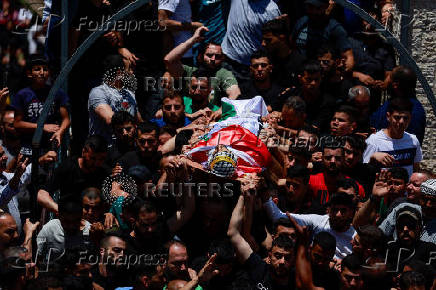 Funeral of Palestinian youths
