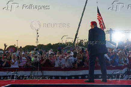 U.S. President Trump visits Des Moines, Iowa