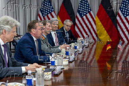 US Defense Secretary Hegseth meets with German Defense Minister Pistorius