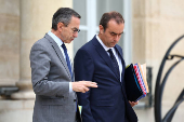 Weekly cabinet meeting at the Elysee Palace in Paris
