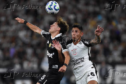Partida entre Botafogo e Corinthians pelo Campeonato Brasileiro 2025.