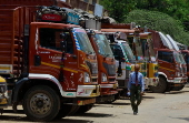 Diesel price hike sparks strike by Karnataka lorry owners and associations in Bangalore