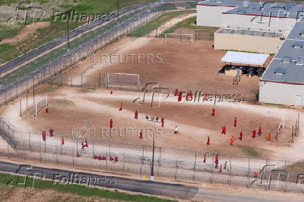 Bluebonnet Detention Facility housing Venezuelans at the center of US Supreme Court ruling