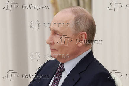 Russian President Vladimir Putin meets with UAE Deputy Prime Minister and Minister of Interior Sheikh Saif bin Zayed Al Nahyan in Moscow