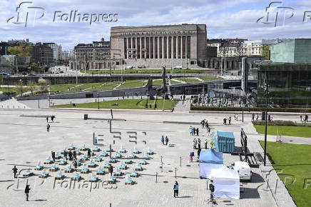 Artwork installation to promote environment and nature conservation of Balic Sea