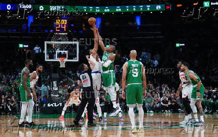 NBA: Playoffs-New York Knicks at Boston Celtics