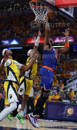 NBA: Playoffs-New York Knicks at Indiana Pacers