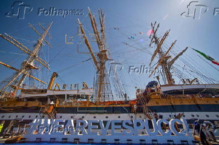 Italy's Amerigo Vespucci ship approaches last phase of world tour