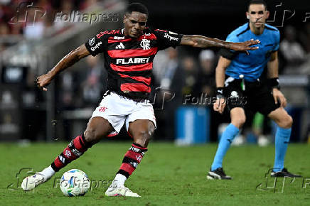Partida entre Flamengo e Deportivo Táchira válida pelo Copa Libertadores 2025.