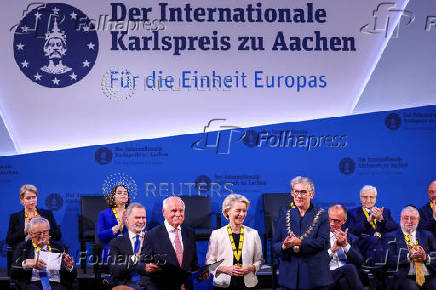 International Charlemagne Prize (Karlspreis) 2025 in Aachen