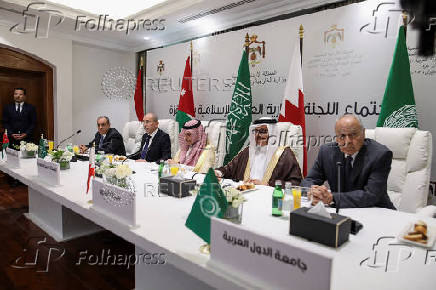 Members of the Ministerial Committee Assigned by the Joint Extraordinary Arab-Islamic Summit on Gaza, meet in Amman