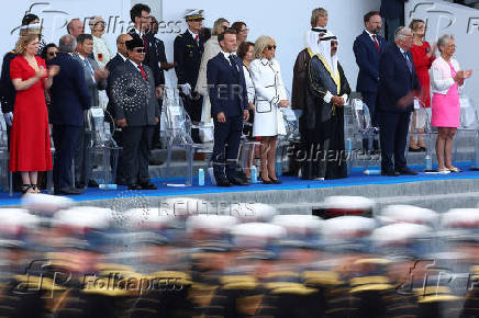 Annual Bastille Day celebrations in Paris