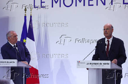 French PM Bayrou presents the main elements of his 2026 budget