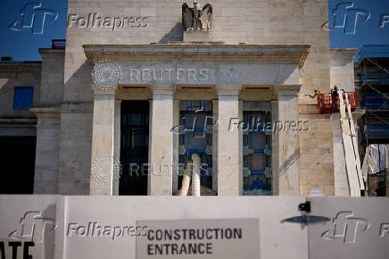 Inside the renovation of the federal reserve building, in Washington, D.C