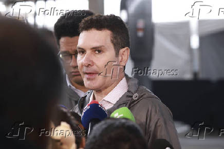 Ministro das cidades jader filho no lançamento do programa periferia viva em osasco