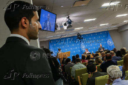 U.N. conference hosted by France and Saudi Arabia to work towards a two-state solution between Israel and the Palestinians, in New York