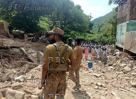 Rescue operation continue after cloud burst and floods in Swabi
