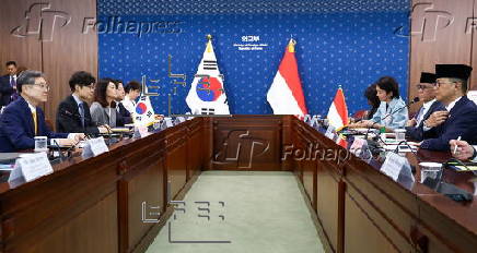 Indonesian Foreign Minister Sugiono visits South Korea