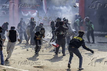 Motorcycle driver's death sparks protests in Jakarta