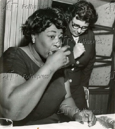 A cantora norte-americana de jazz Ella