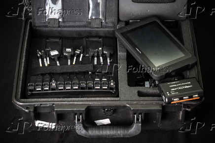 Detalhe da Ufed, da Cellebrite, é uma espécie de 