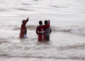 Good Friday baptism ceremony in Durban