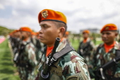 Japanese Self Defense Chief of Staff meets Indonesian Chief of Armed Forces in Jakarta
