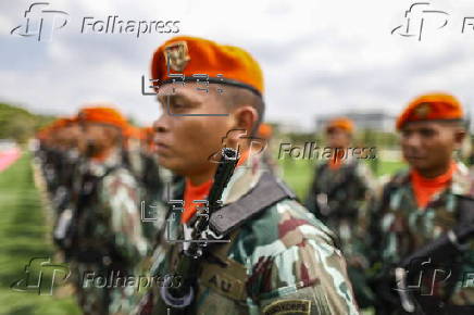 Japanese Self Defense Chief of Staff meets Indonesian Chief of Armed Forces in Jakarta