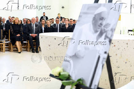Requiem for Pope Francis at St Hedwig's Cathedral in Berlin