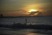 Por do Sol na Beira Mar