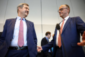 CDU and CSU parliamentary Bundestag fraction meeting