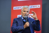 Presidential candidate Magdalena Biejat campaigns in Katowice