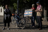69th Eurovision Song Contest - Solidarity rally for the Israeli ESC participant Yuval Raphael