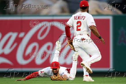 MLB: Miami Marlins at Los Angeles Angels
