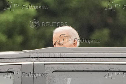 Former U.S. President Biden visits the gravesite of his late son Beau Biden, in Wilmington
