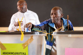 Burundi legislative elections at the Musama Primary School in Gitega