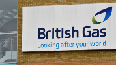 FILE PHOTO: A British Gas sign is seen at its offices in Staines in southern England