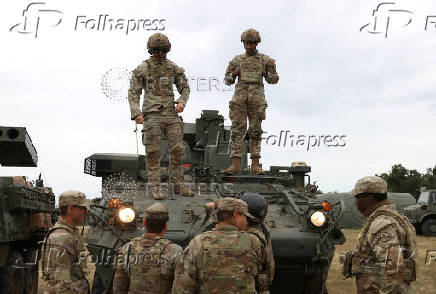 'Saber Guardian 2025' military exercise at the Zero Point military training range