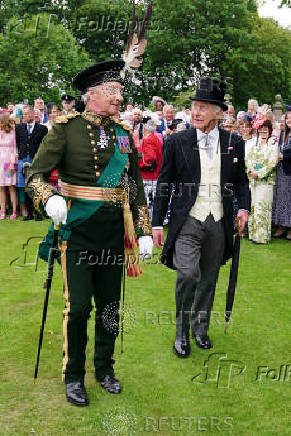 King visits Scotland for Holyrood Week