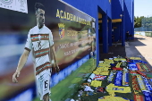 Tributes to Diogo Jota and Andre Silva at Diogo Jota Academy