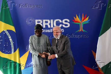 Brazil's President Lula meets with Nigeria's President Bola Tinubu, in Rio De Janeiro