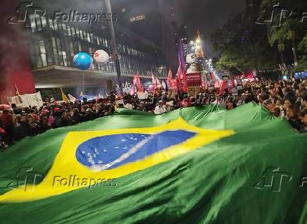Ato pela soberania do brasil e pela taxação dos bilionários, bancos e bets
