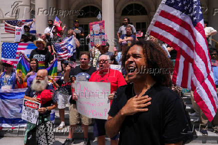 Rally against Zohran Mamdani for New York City Mayor