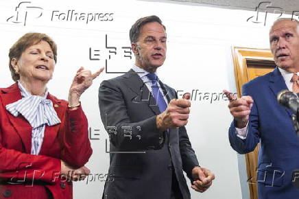 NATO Secretary General Mark Rutte speaks on Ukraine on Capitol Hill
