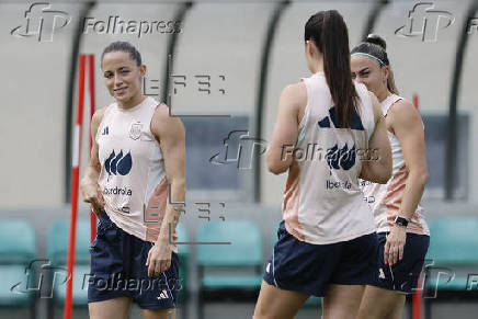 Entrenamiento selección española femenina de fútbol